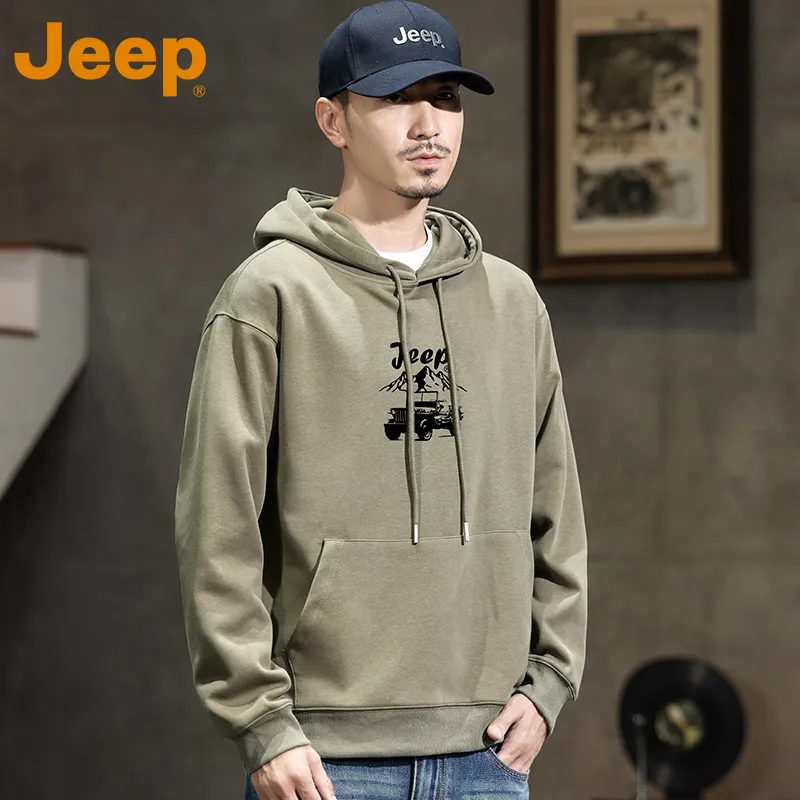 Jeep Outdoor Casual Sweatshirt Unisex-12