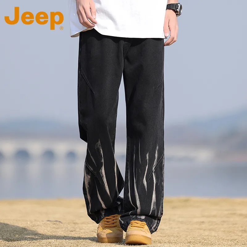 Jeep Fashion Sports Collection Jeans Unisex-3