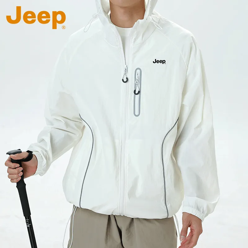Jeep Super Light UV Protection Sun Protection Clothing Unisex-3