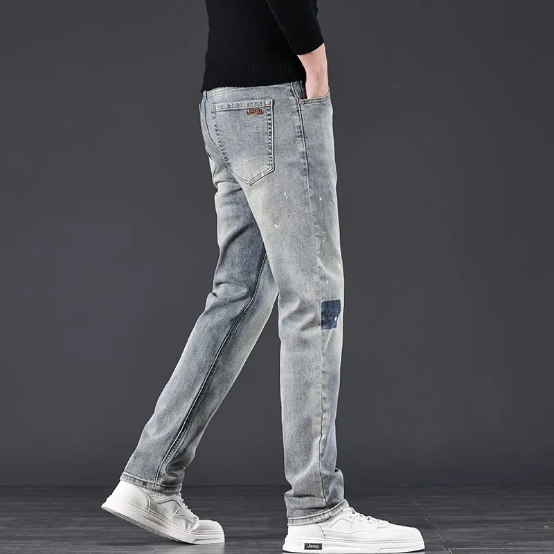 Jeep Jeans Men's Nostalgic Blue-5