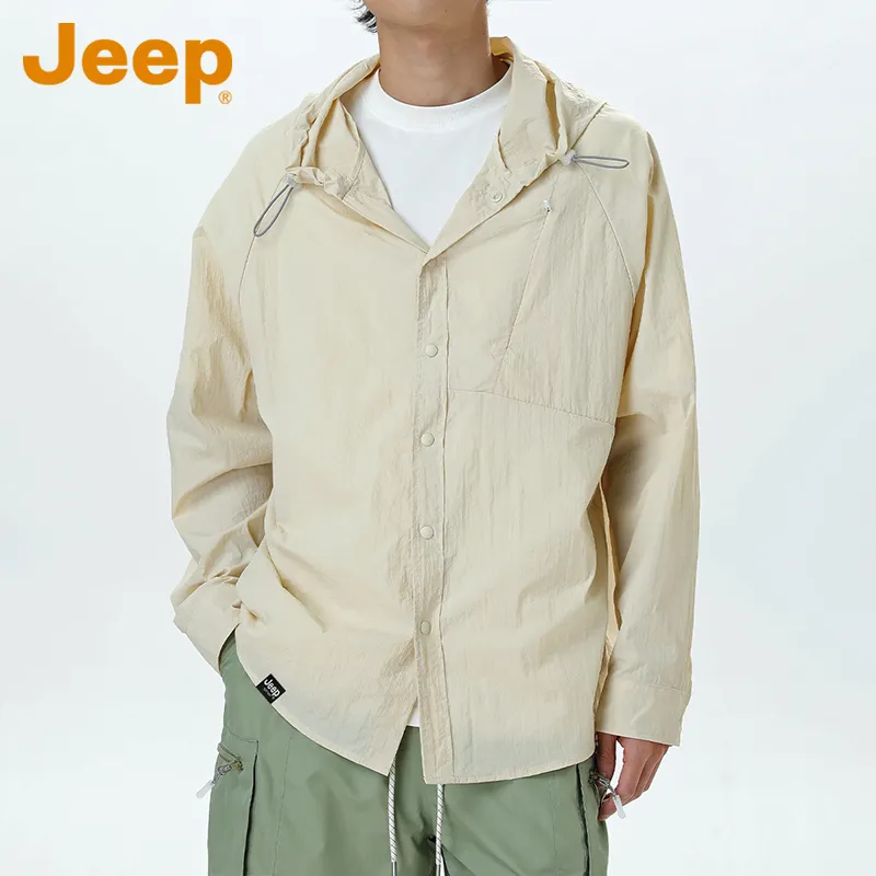 Jeep Super Light UV Protection Sun Protection Clothing Unisex-19