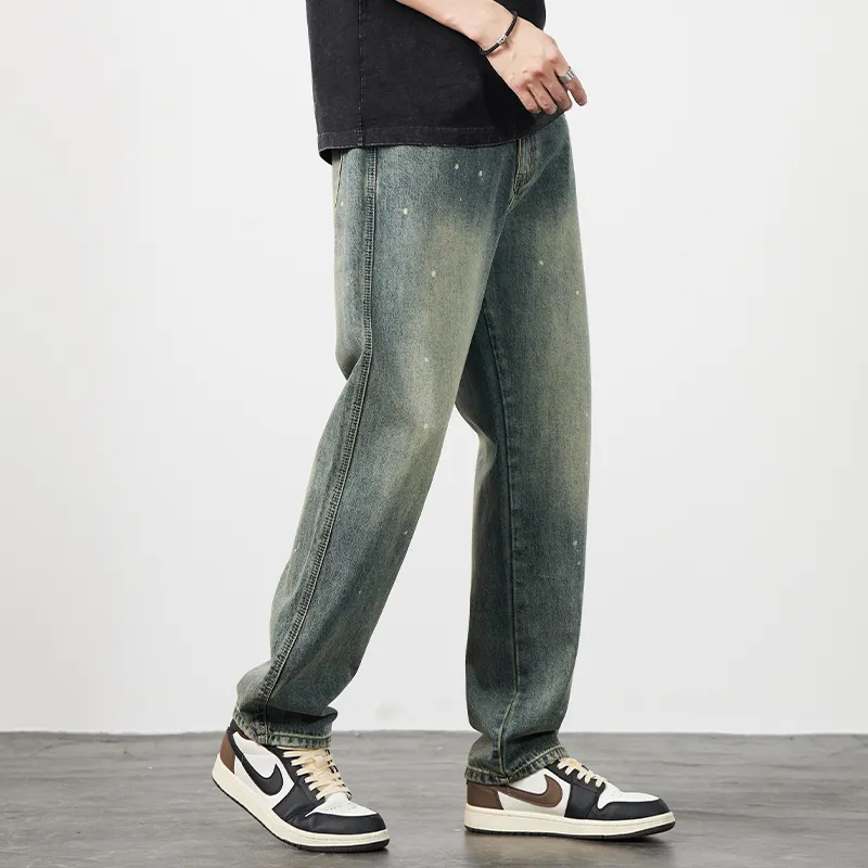 Jeep Lifestyle Theme Collection Jeans Unisex Vintage Blue-5