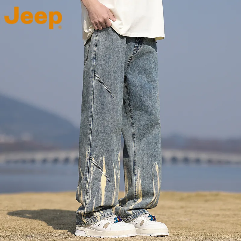 Jeep Fashion Sports Collection Jeans Unisex-11