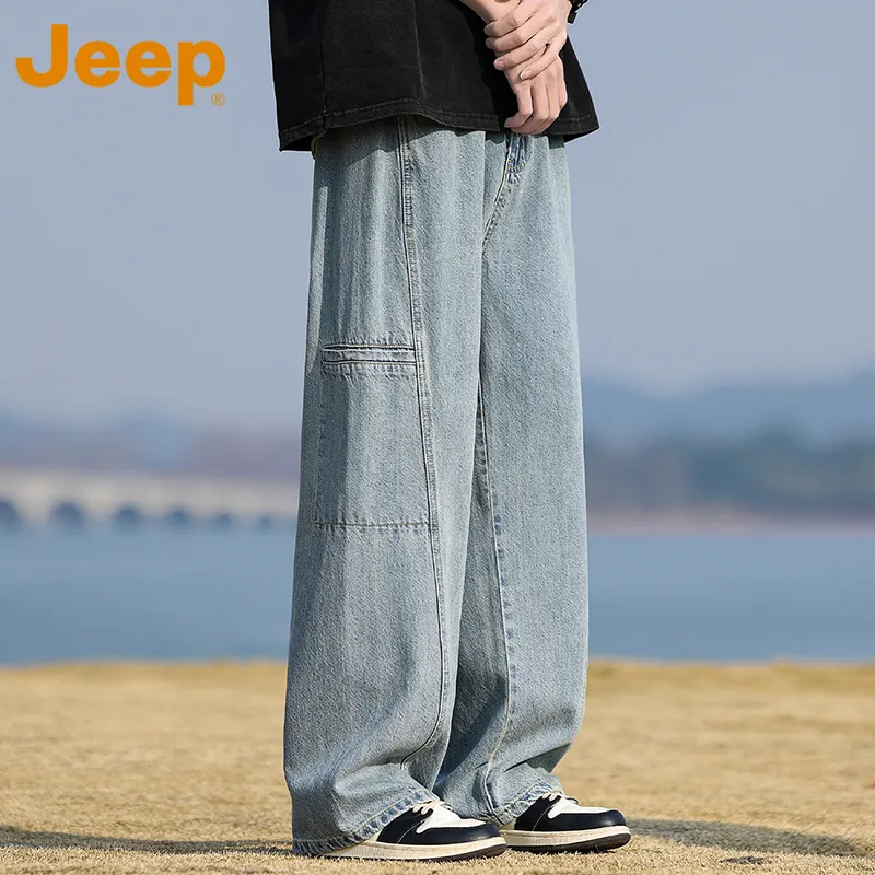 Jeep Fashion Sports Collection Jeans Unisex-12