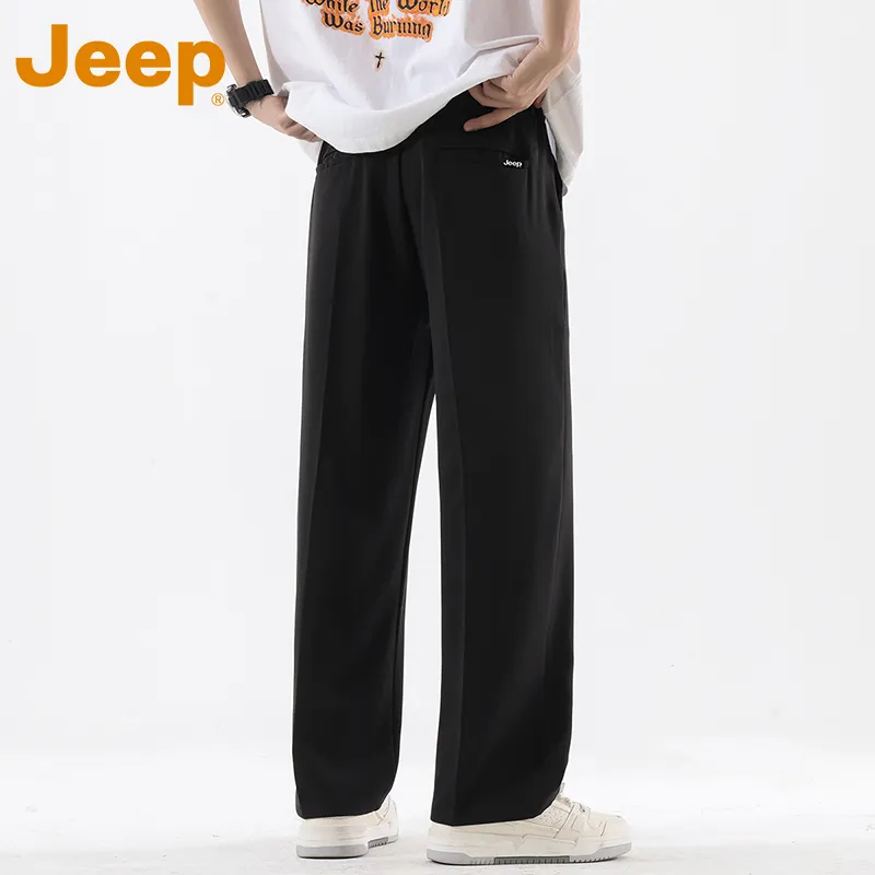 Jeep Fashion Sports Collection Casual Pants Unisex-5