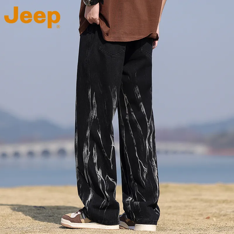 Jeep Fashion Sports Collection Jeans Unisex-4