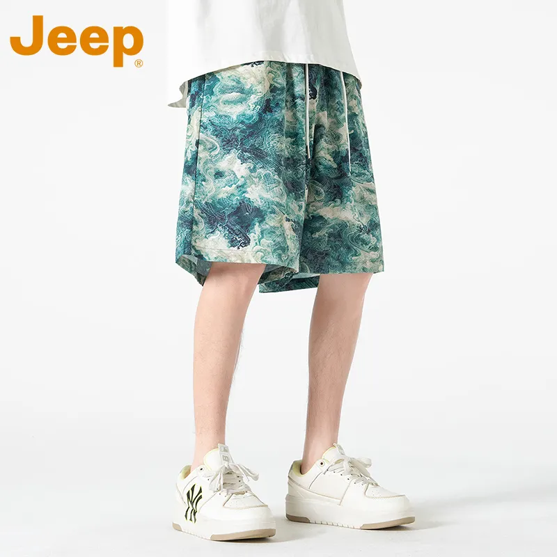 Jeep Fashion Sports Collection Casual Shorts Unisex Sri Lanka Green-6