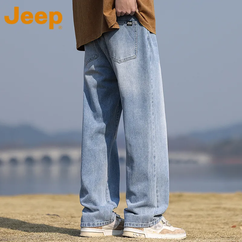 Jeep Fashion Sports Collection Jeans Unisex-4