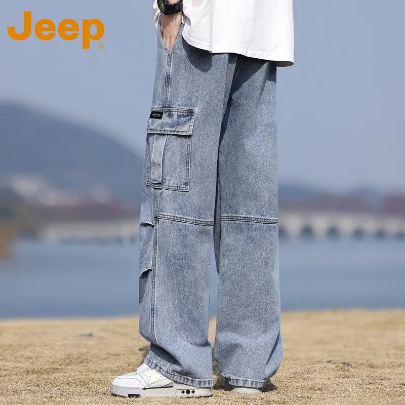 Jeep Fashion Sports Collection Jeans Unisex-13