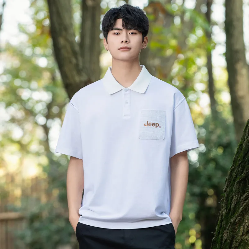 Jeep Fashion Sports Collection Polo Shirt Men's-3