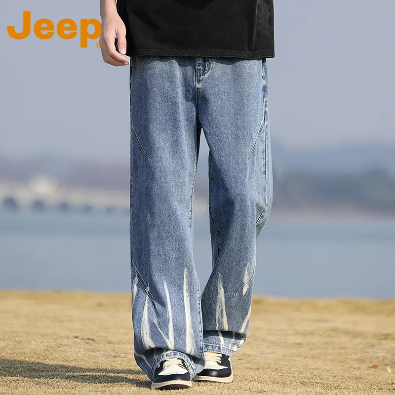 Jeep Fashion Sports Collection Jeans Unisex-16