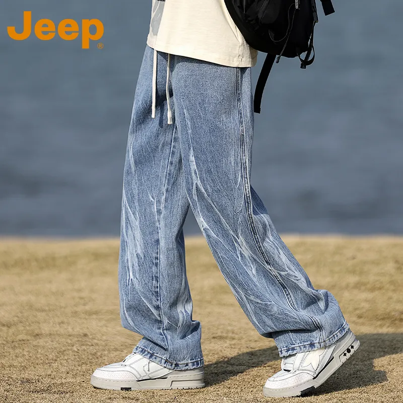 Jeep Fashion Sports Collection Jeans Unisex-11