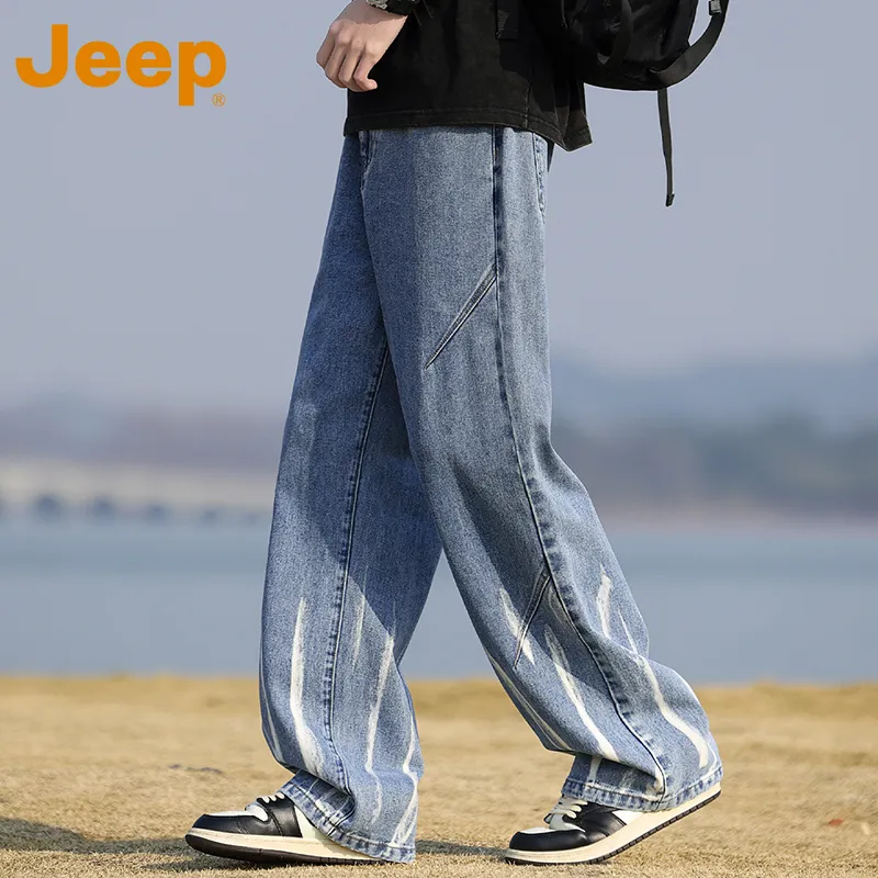 Jeep Fashion Sports Collection Jeans Unisex-18