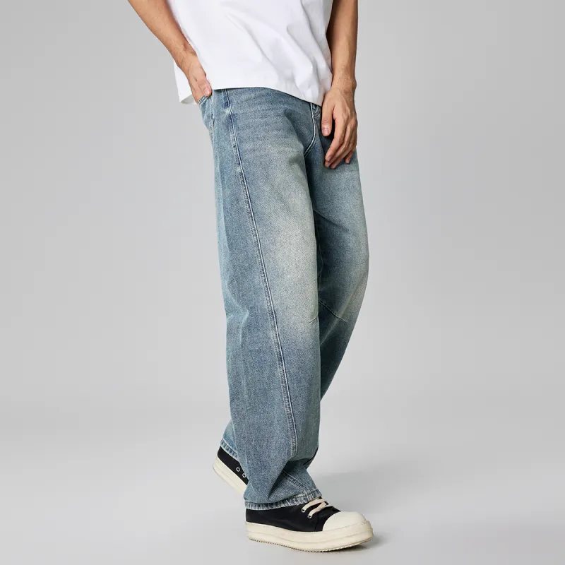 Jeep Theme Series Jeans Unisex Vintage Blue-4