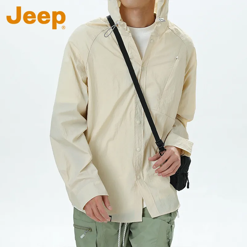 Jeep Super Light UV Protection Sun Protection Clothing Unisex-18