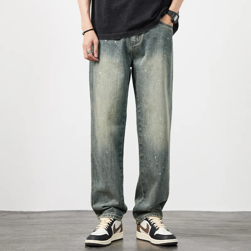 Jeep Lifestyle Theme Collection Jeans Unisex Vintage Blue-2