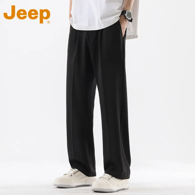 Jeep Fashion Sports Collection Casual Pants Unisex-3