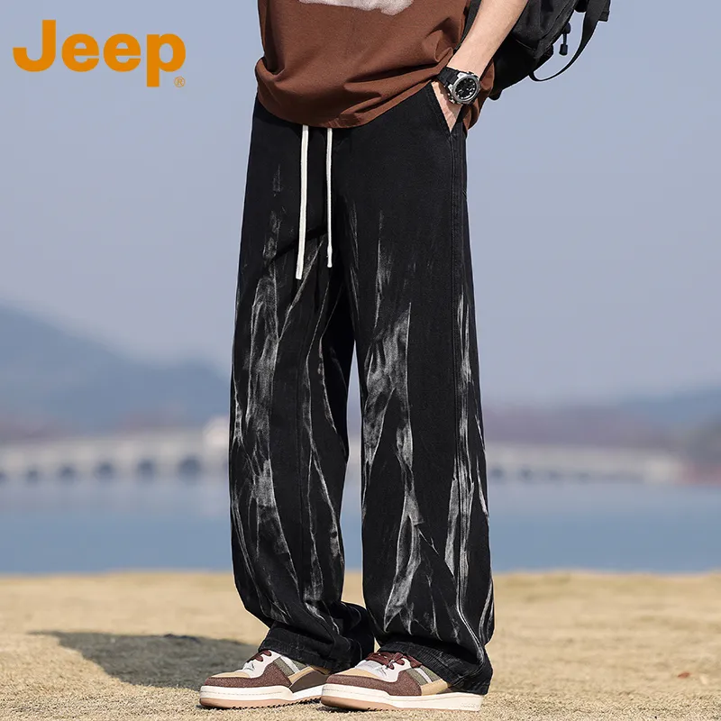 Jeep Fashion Sports Collection Jeans Unisex-6