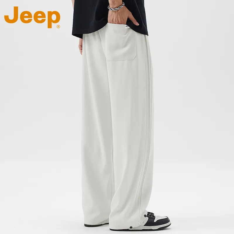 Jeep Fashion Sports Collection Casual Pants Unisex-13