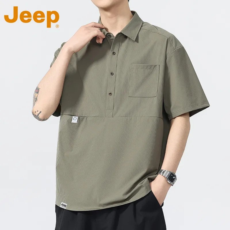 Jeep Sports & Outdoors Polo Shirt Men's-11