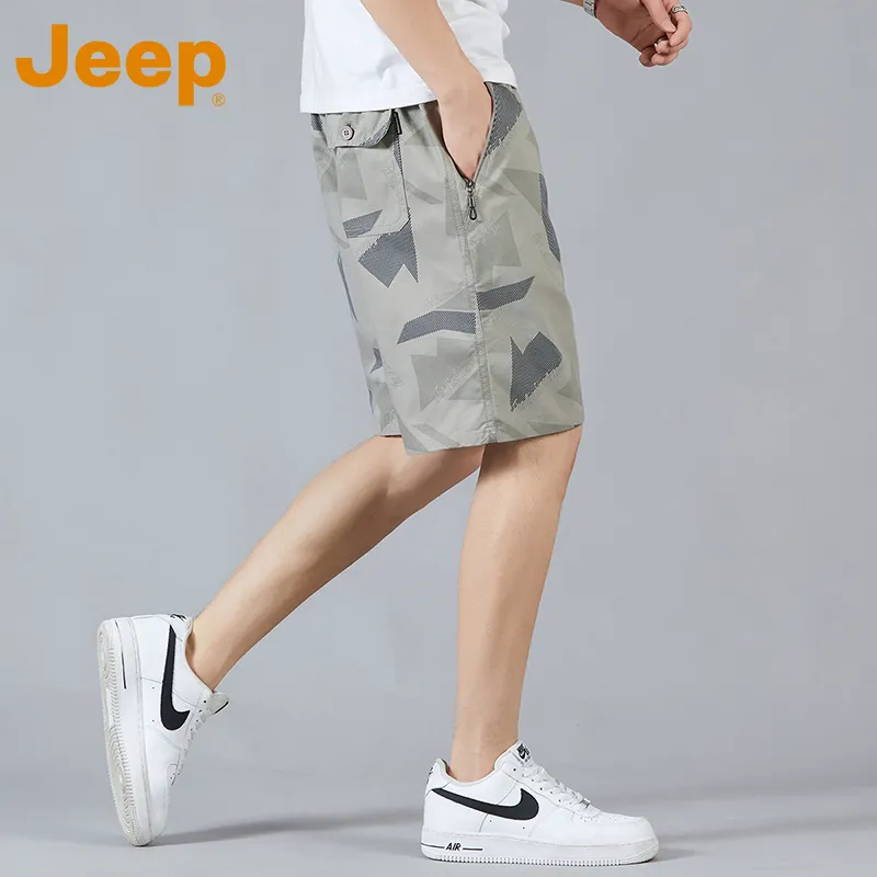 Jeep Outdoor Casual Shorts Men's-16
