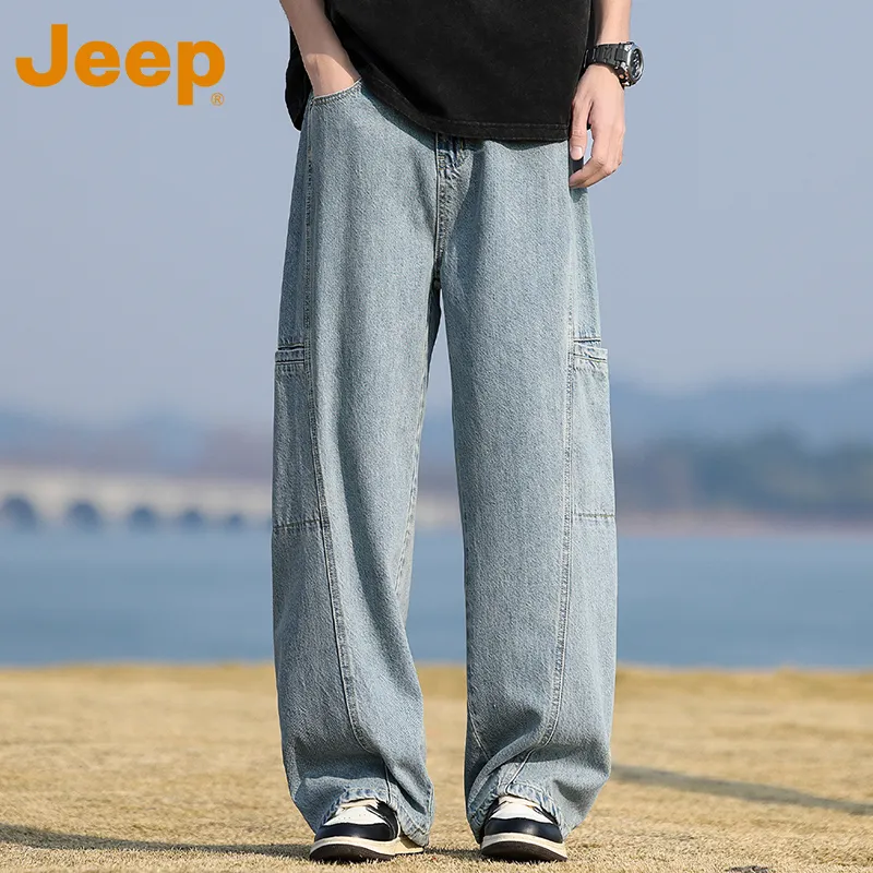 Jeep Fashion Sports Collection Jeans Unisex-7