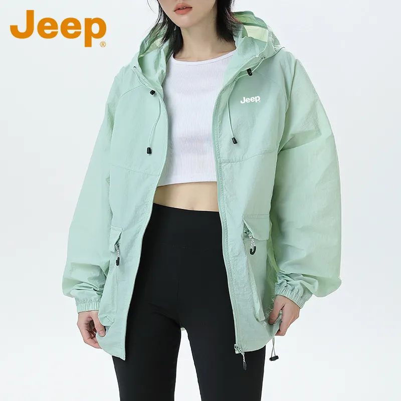 Jeep Super Light Breathable UV Protection Sunscreen Sun Protection Clothing Unisex-19