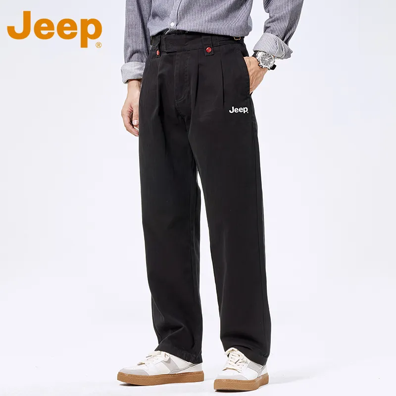 Jeep Fashion Sports Collection Casual Pants Unisex-11