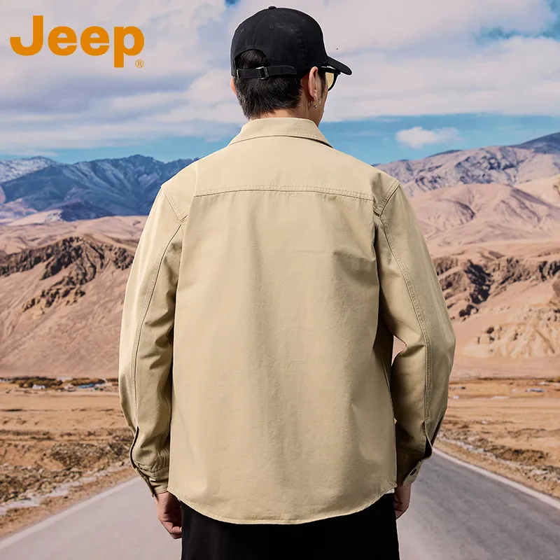 Jeep Outdoor Casual Shirt Unisex-4
