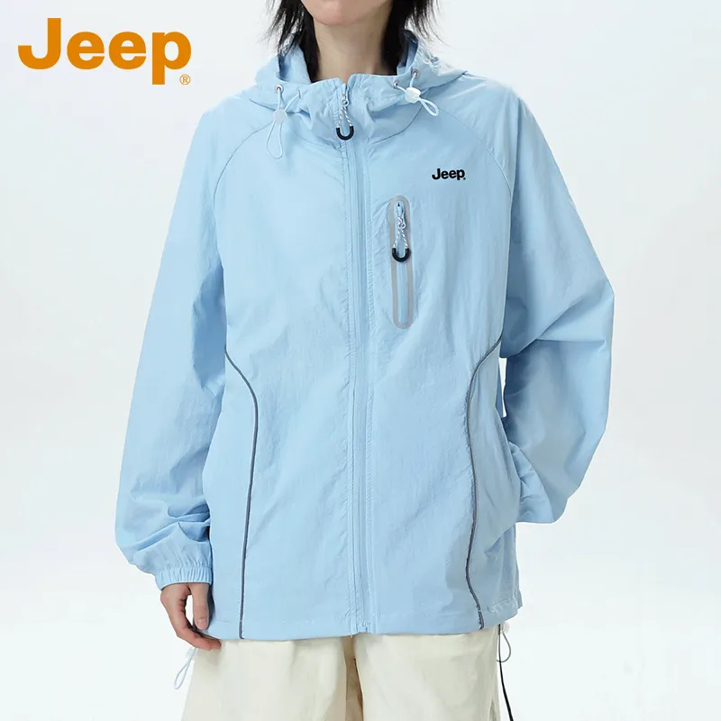 Jeep Super Light UV Protection Sun Protection Clothing Unisex-12