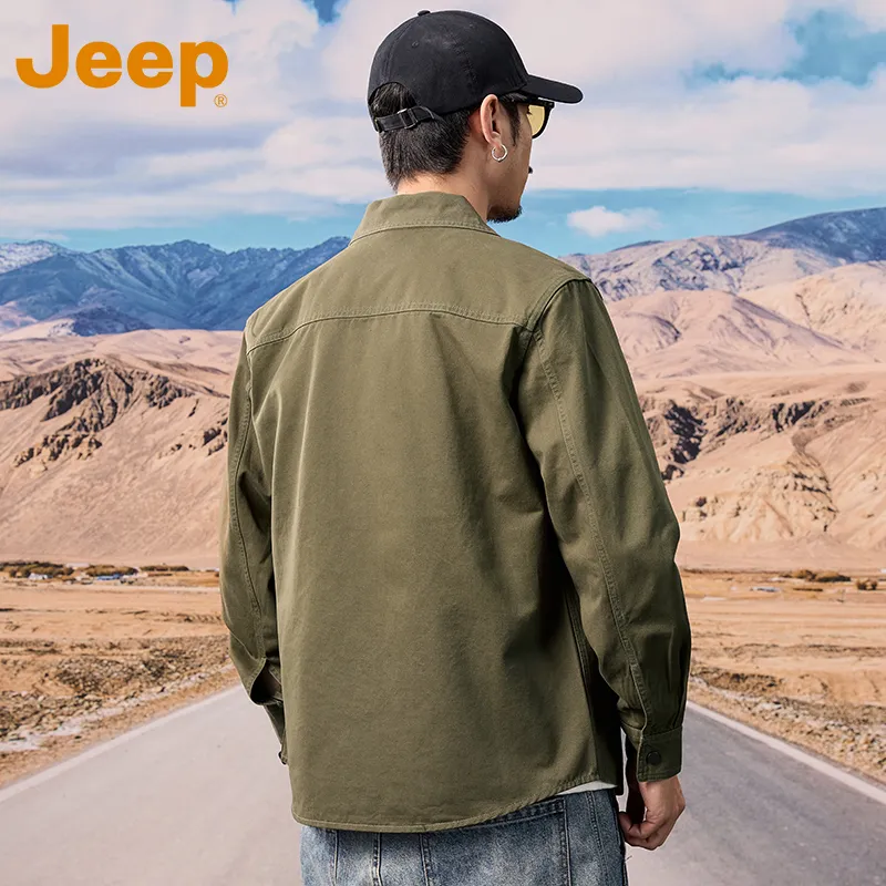 Jeep Outdoor Casual Shirt Unisex-13