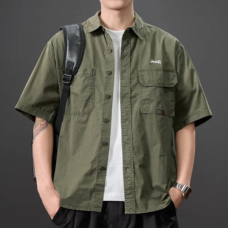 Jeep Outdoor Casual Shirt Unisex-10