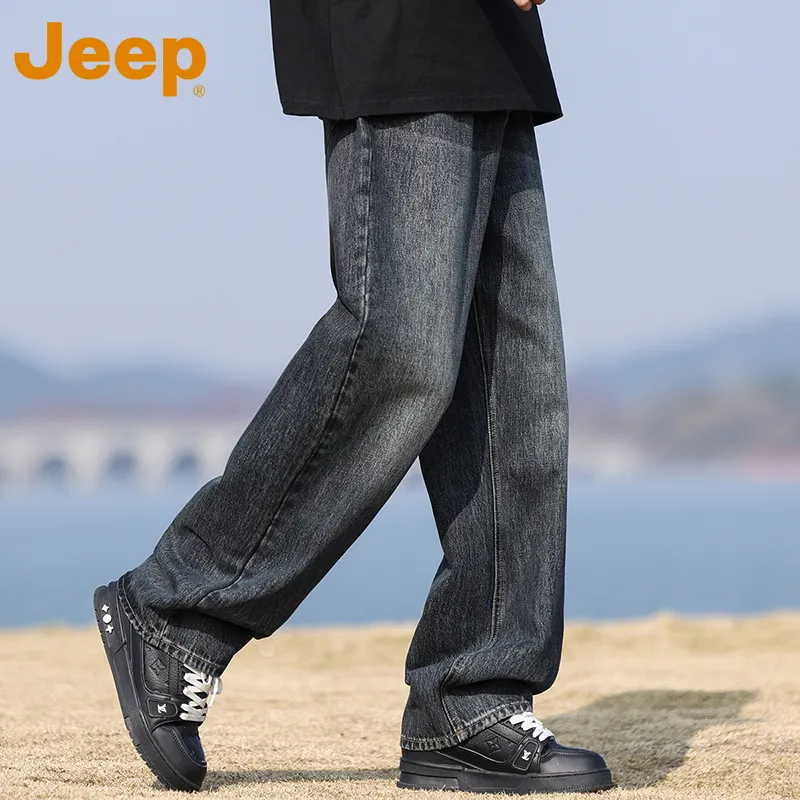 Jeep Fashion Sports Collection Jeans Unisex-16