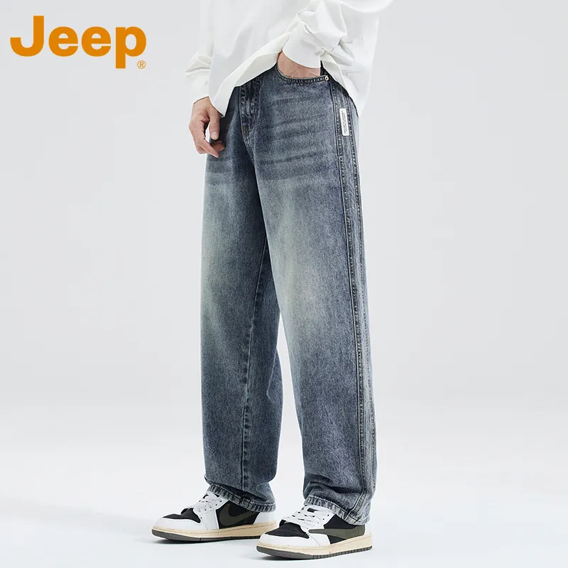 Jeep Fashion Sports Collection Jeans Men's-5