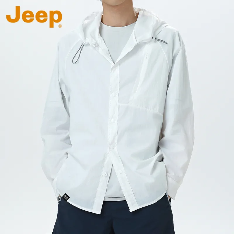 Jeep Super Light UV Protection Sun Protection Clothing Unisex-5