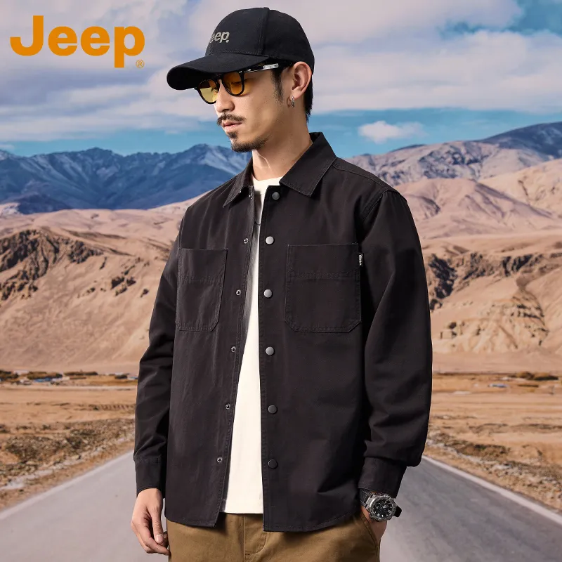 Jeep Outdoor Casual Shirt Unisex-7