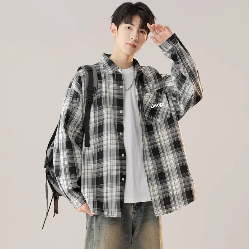Jeep Outdoor Casual Shirt Unisex Black-3
