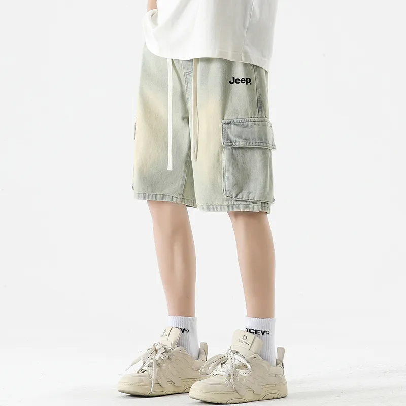 Jeep Leisure Collection Denim Shorts Unisex-4