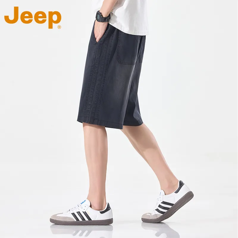 Jeep Fashion Sports Collection Casual Shorts Men's-5