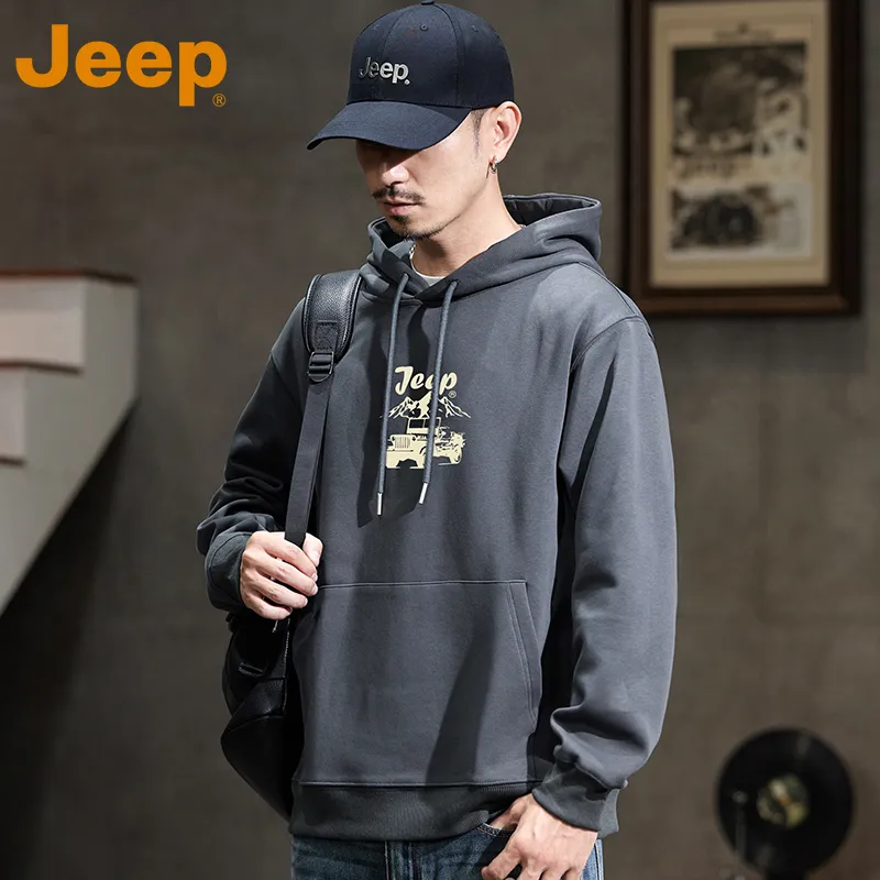 Jeep Outdoor Casual Sweatshirt Unisex-18