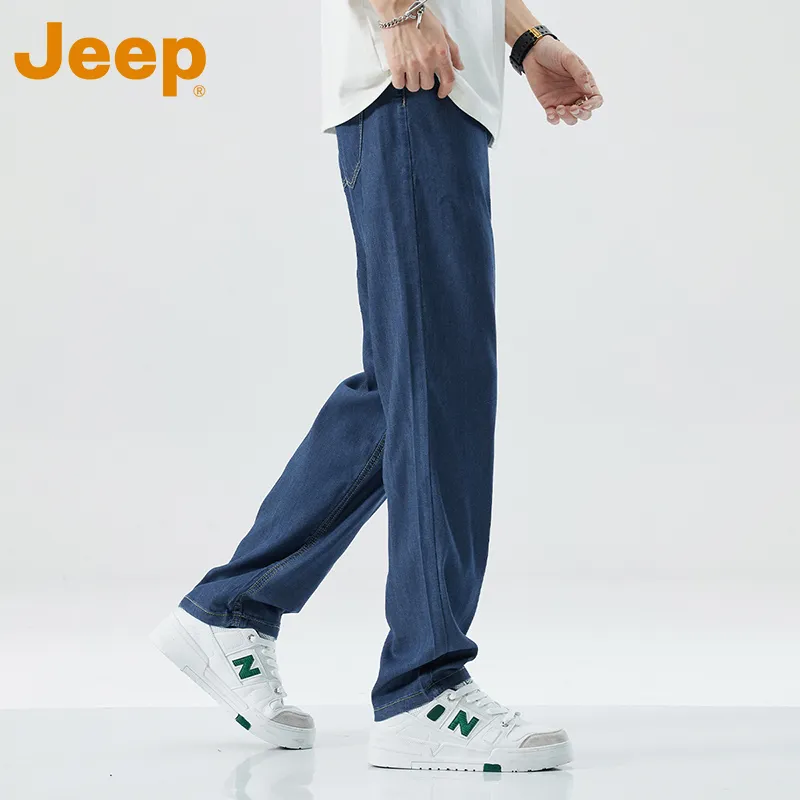 Jeep Fashion Sports Collection Jeans Unisex Dark Blue-5