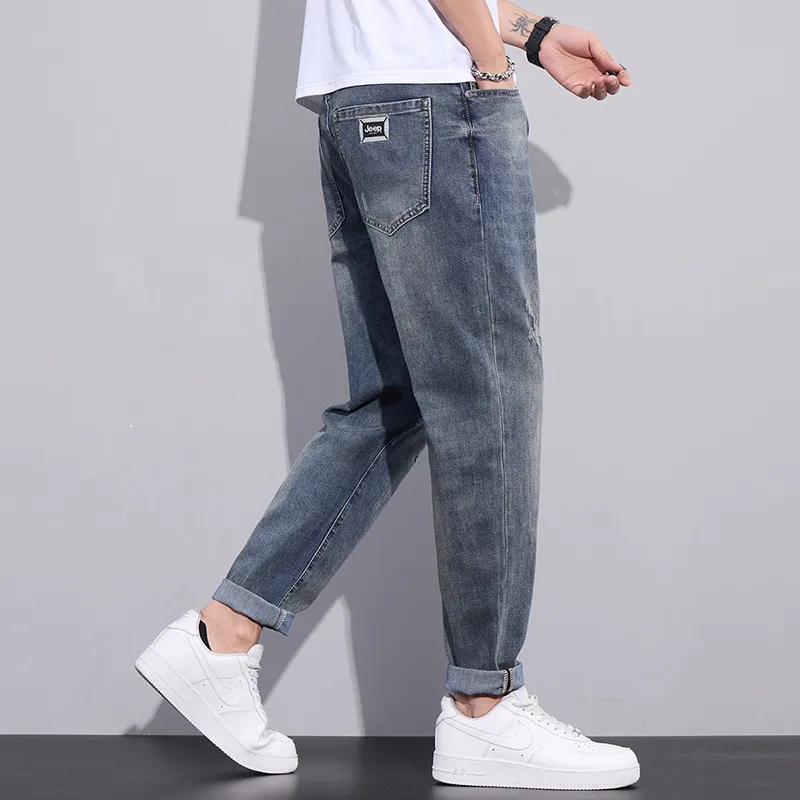 Jeep Fashion Sports Collection Jeans Unisex Light Blue-6