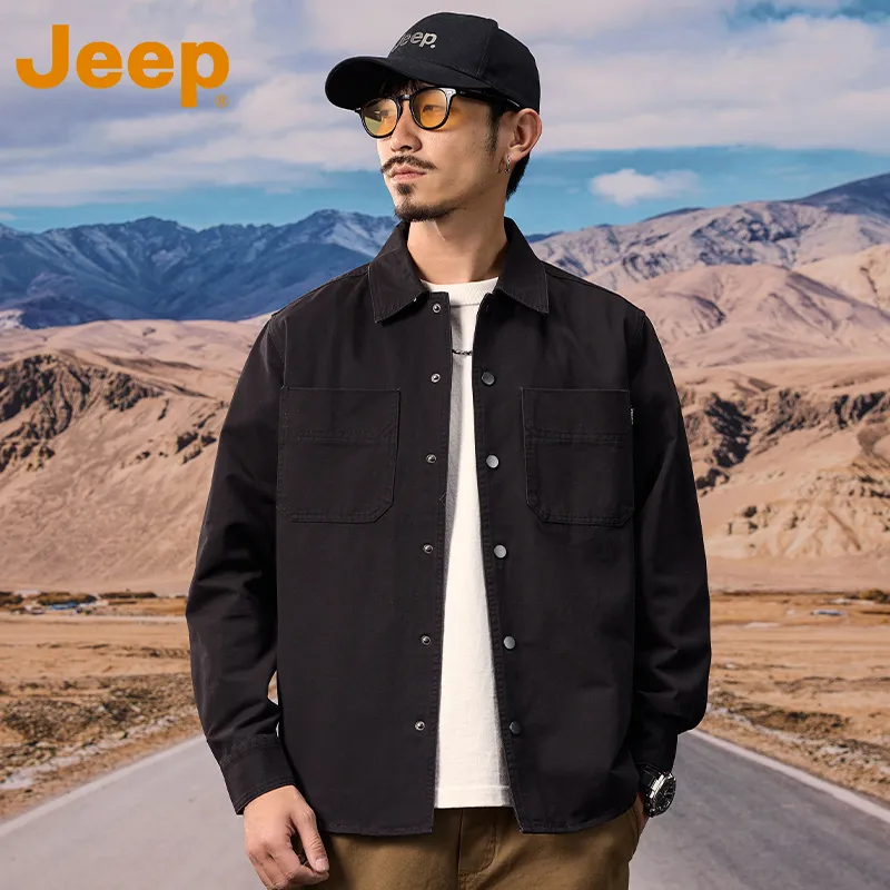 Jeep Outdoor Casual Shirt Unisex-6