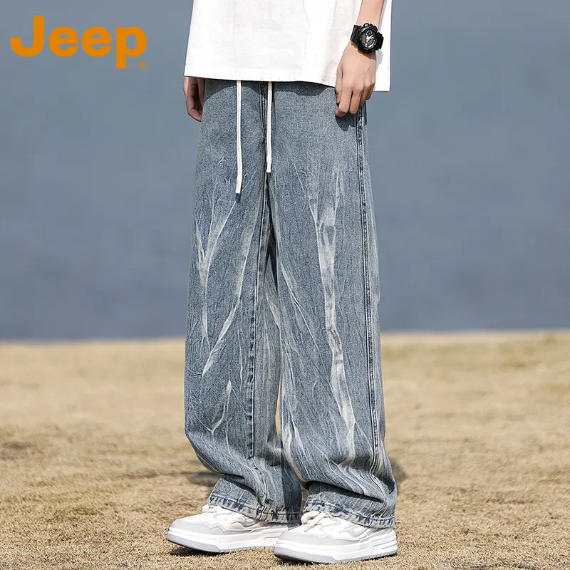 Jeep Fashion Sports Collection Jeans Unisex-21