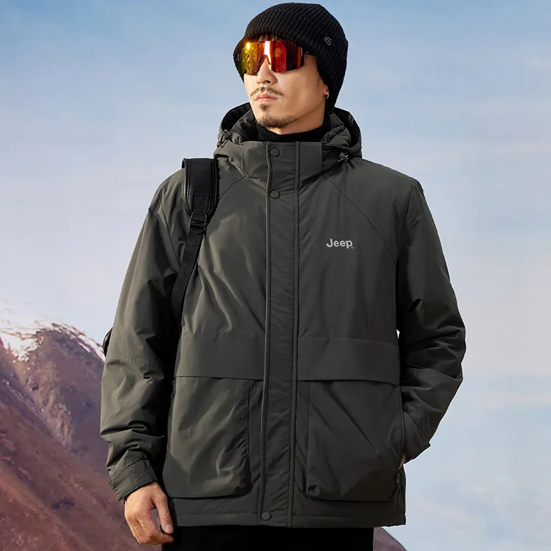 Jeep Puffer Jackets Unisex-17