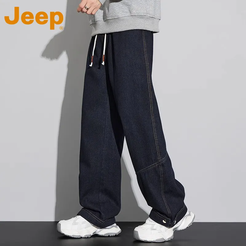 Jeep Fashion Sports Collection Jeans Unisex-3