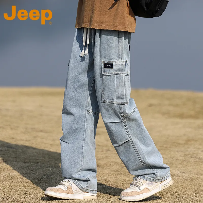 Jeep Fashion Sports Collection Jeans Unisex-6