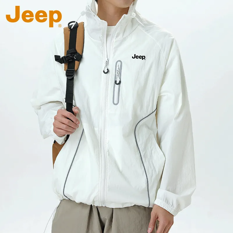 Jeep Super Light UV Protection Sun Protection Clothing Unisex-5