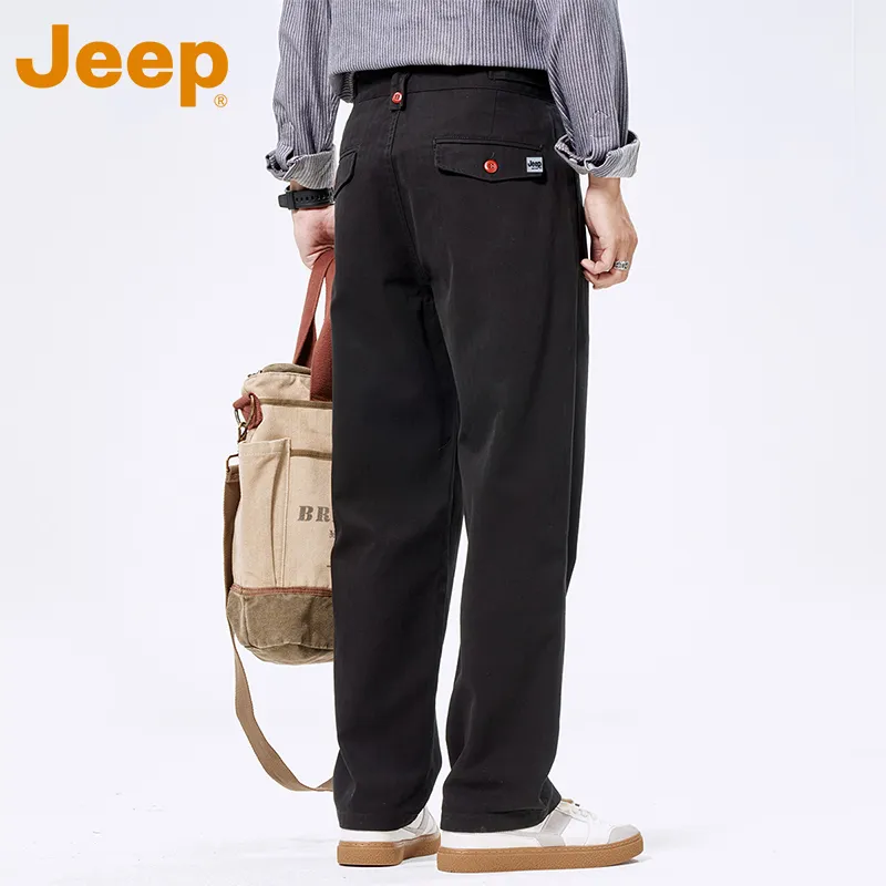 Jeep Fashion Sports Collection Casual Pants Unisex-4