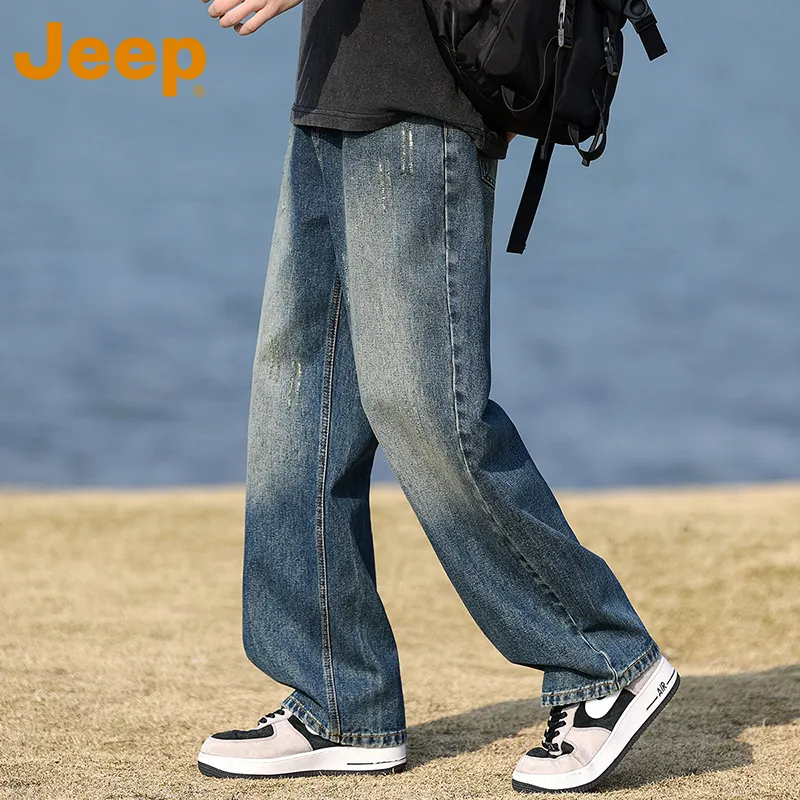 Jeep Fashion Sports Collection Jeans Unisex-2